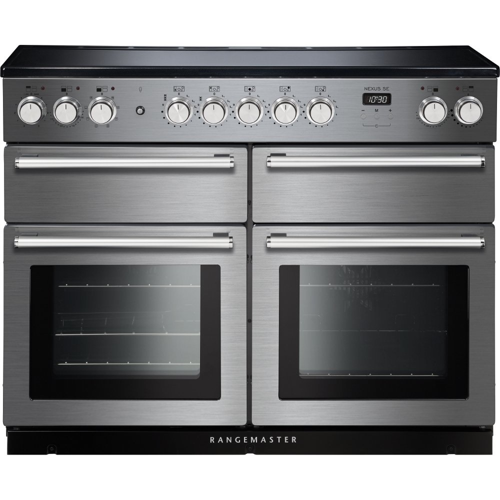 Rangemaster NEXSE110EISS-C 110cm Induction Range Cooker Nexus SE Stainless Steel / Chrome - Image 1 Rangemaster NEXSE110EISS-C 110cm Induction Range Cooker Nexus SE Stainless Steel / Chrome - Image 1