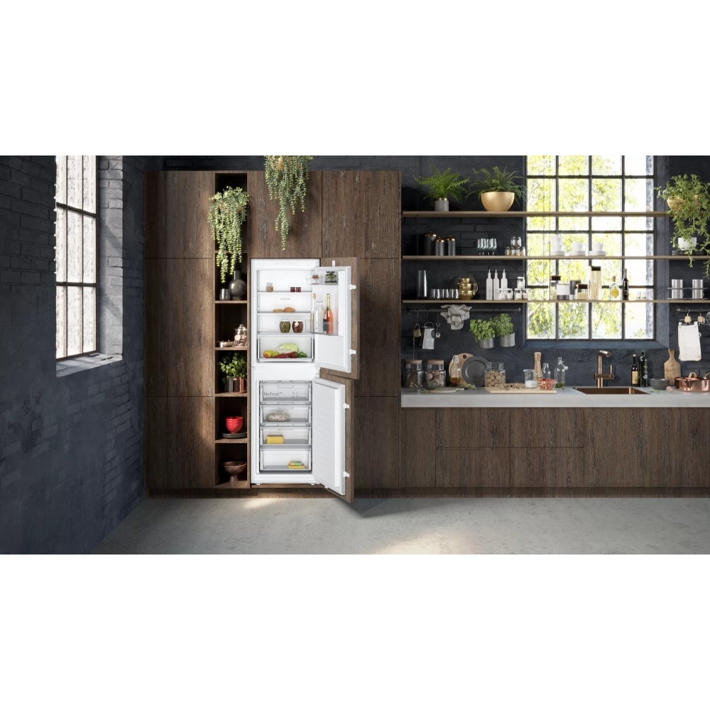 Neff KI7851SE0G N30 No Frost Integrated Fridge Freezer, Sliding Hinge, 50/50, E Rated - Image 2