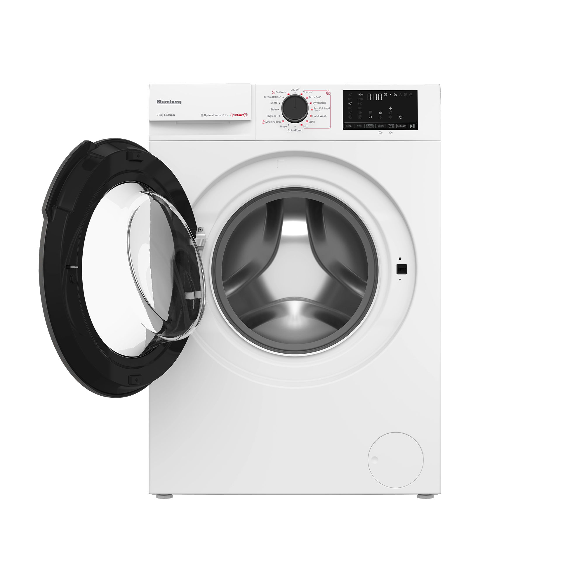 Blomberg LWA29461W 9kg 1400 Spin SpinSave Washing Machine - White - Image 2 Blomberg LWA29461W 9kg 1400 Spin SpinSave Washing Machine - White - Image 2