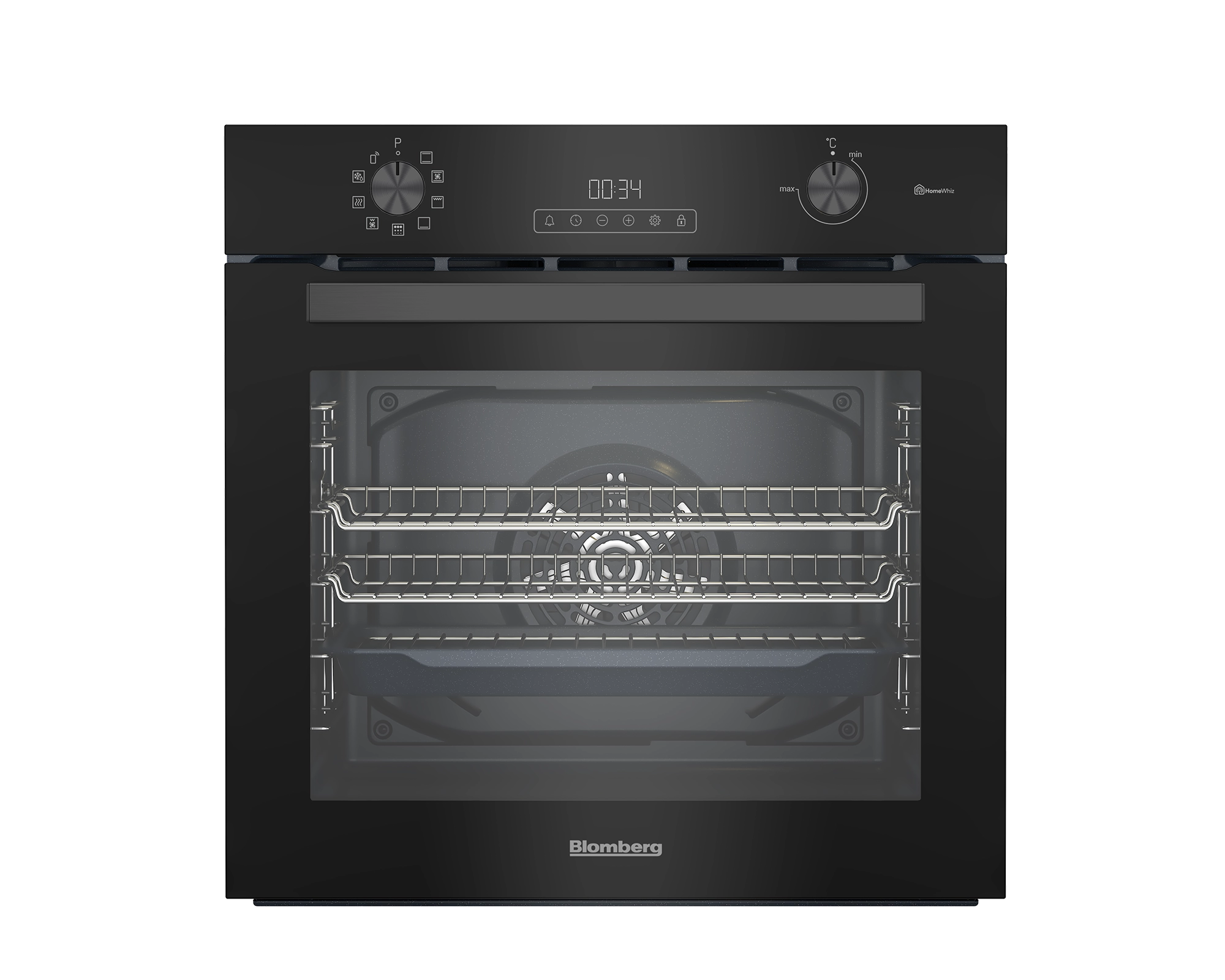 Blomberg ROEN8232WBP 72L Single Electric Oven - Black - Image 2