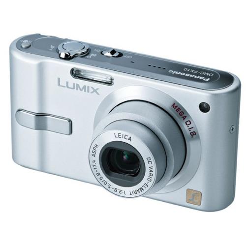 Panasonic DMCFX10EBS 6 Megapixel Compact Camera with Leica Lens in Silver