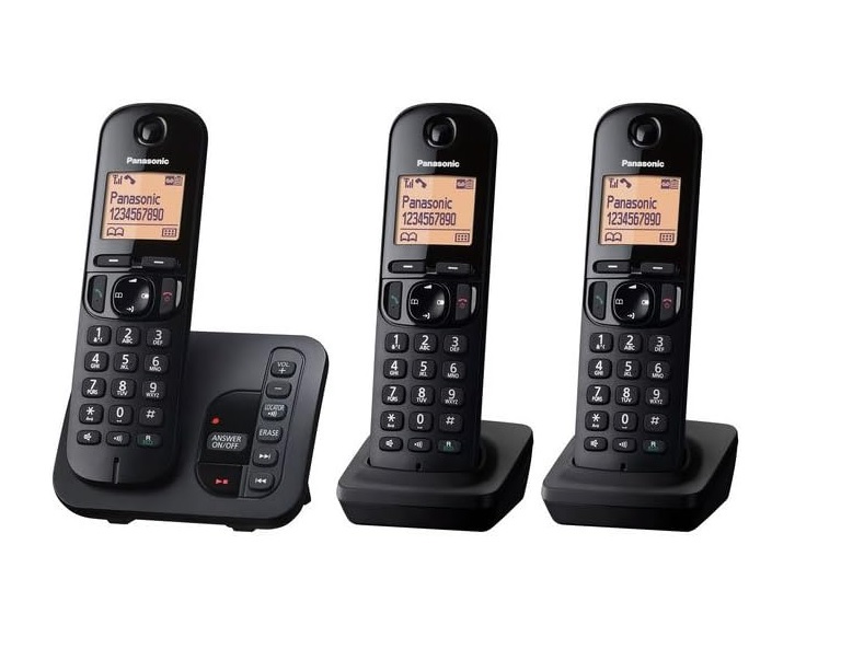 Panasonic KX-TGC223EB (PQ2203) Dect Cordless Phone With Answering Machine – Black - Image 2