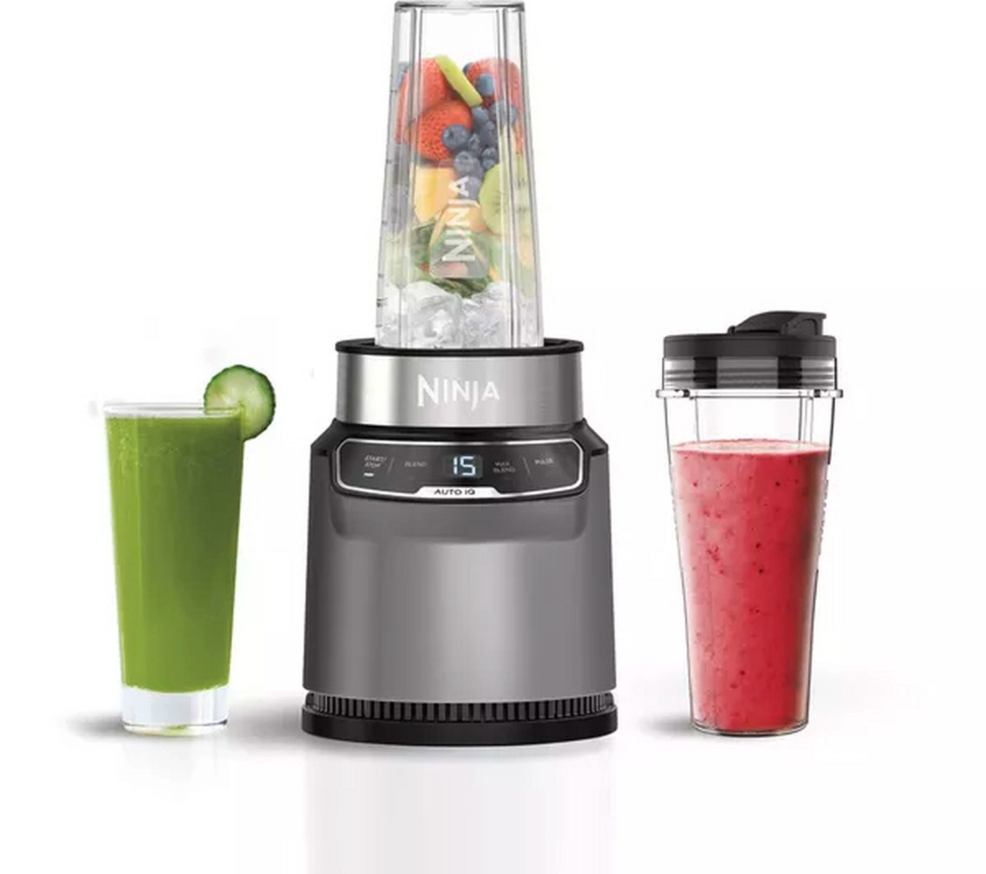 Ninja BN500UK Motorised Compact Blender with Auto-iQ – Dark Grey Ninja BN500UK Motorised Compact Blender with Auto-iQ – Dark Grey