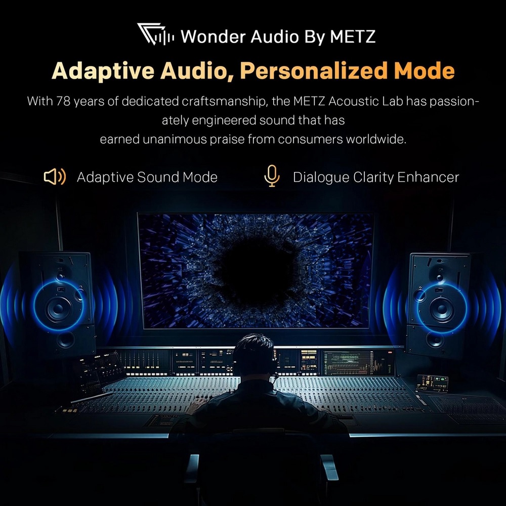 METZ 65MRF6000ZUK 65" 4K DLED Smart TV - Black - Image 4 METZ 65MRF6000ZUK 65" 4K DLED Smart TV - Black - Image 4