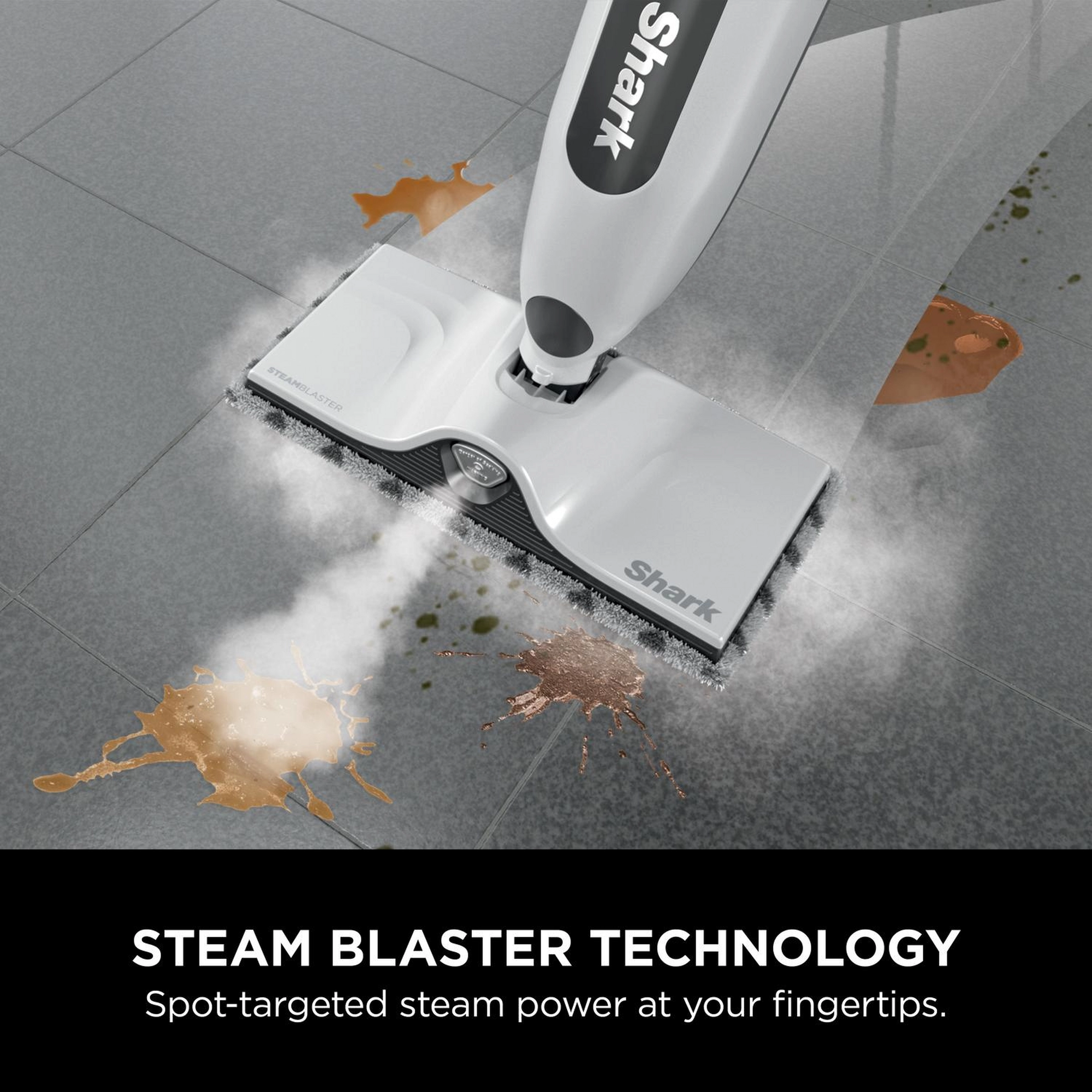 Shark S2001UK SteamSpot & Steam Blaster Mop - White - Image 3