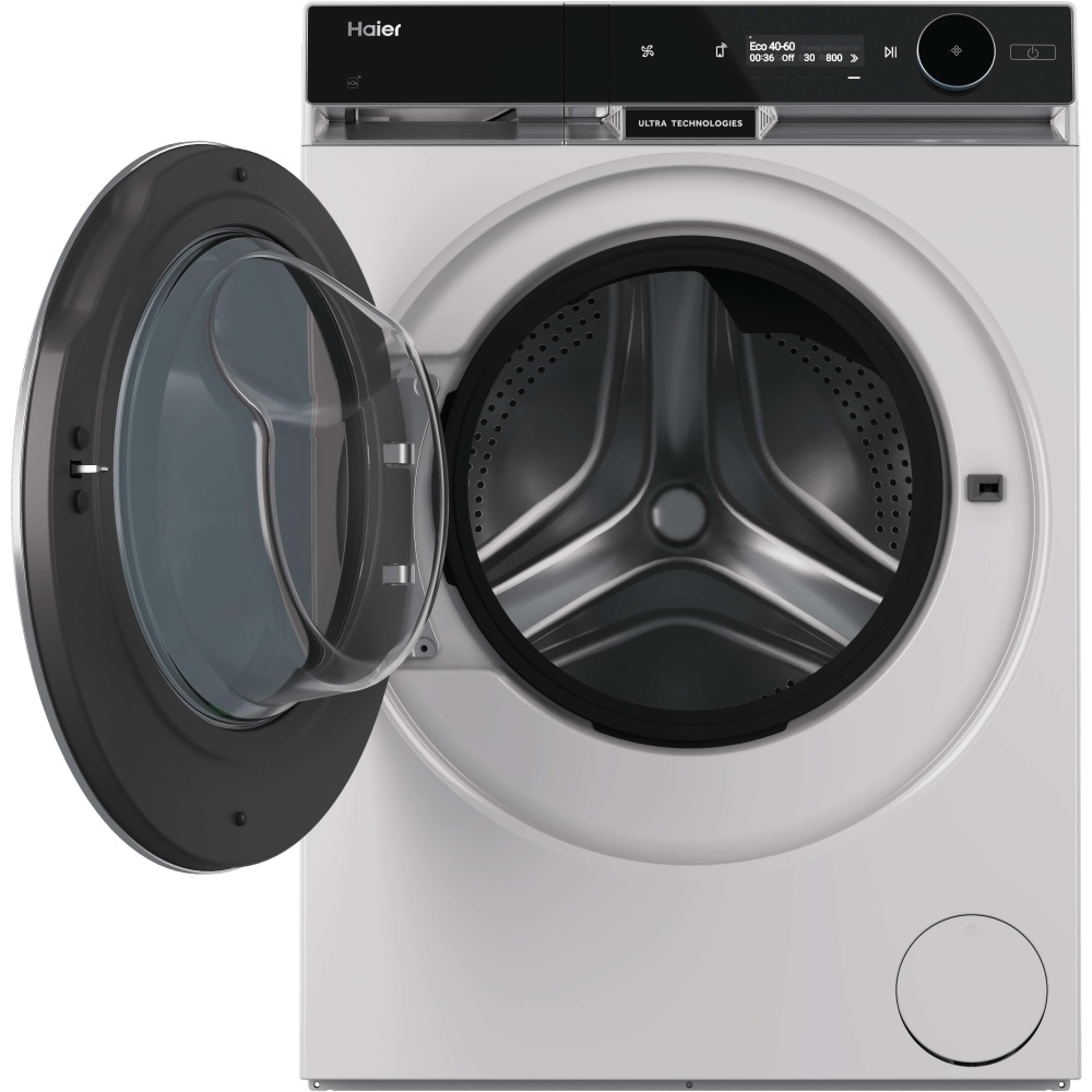 Haier HWD120BD16397EUK 12kg/7kg, 1600 Spin Washer Dryer - White - Image 2