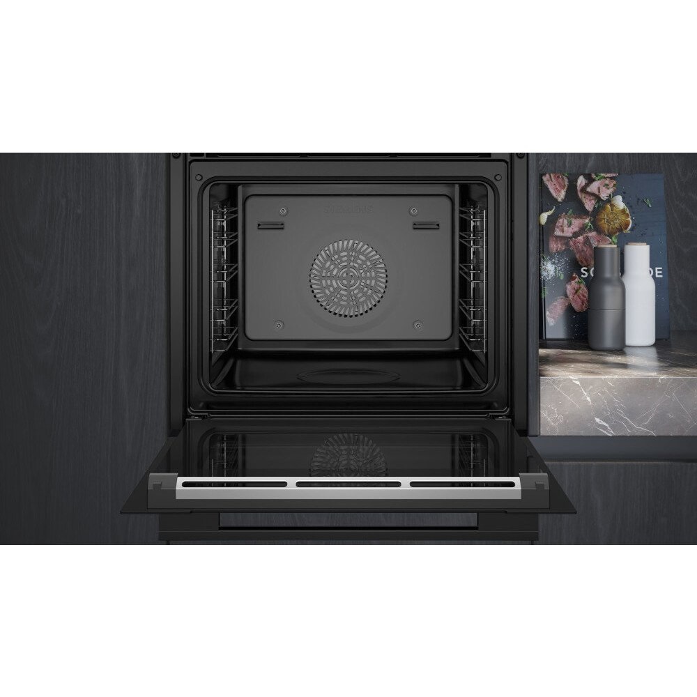 Siemens HB736G1B1B iQ700 Built-In Electric Single Oven - Black - Image 2 Siemens HB736G1B1B iQ700 Built-In Electric Single Oven - Black - Image 2