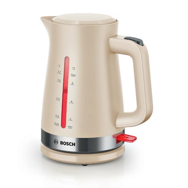 Bosch TWK4M227GB 1.7 Litre Kettle in cream - Image 1
