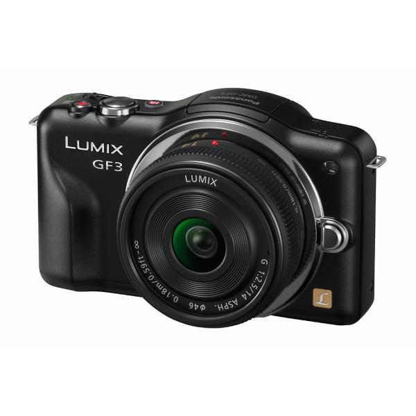 Panasonic DMCGF3CEBK 12.1 Megapixel Camera in black - Image 1