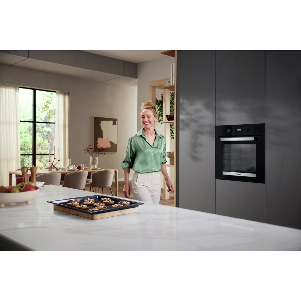 Miele H2455BP Built-In Electric Single Oven with Pyrolytic Cleaning – Black - Image 2 Miele H2455BP Built-In Electric Single Oven with Pyrolytic Cleaning – Black - Image 2