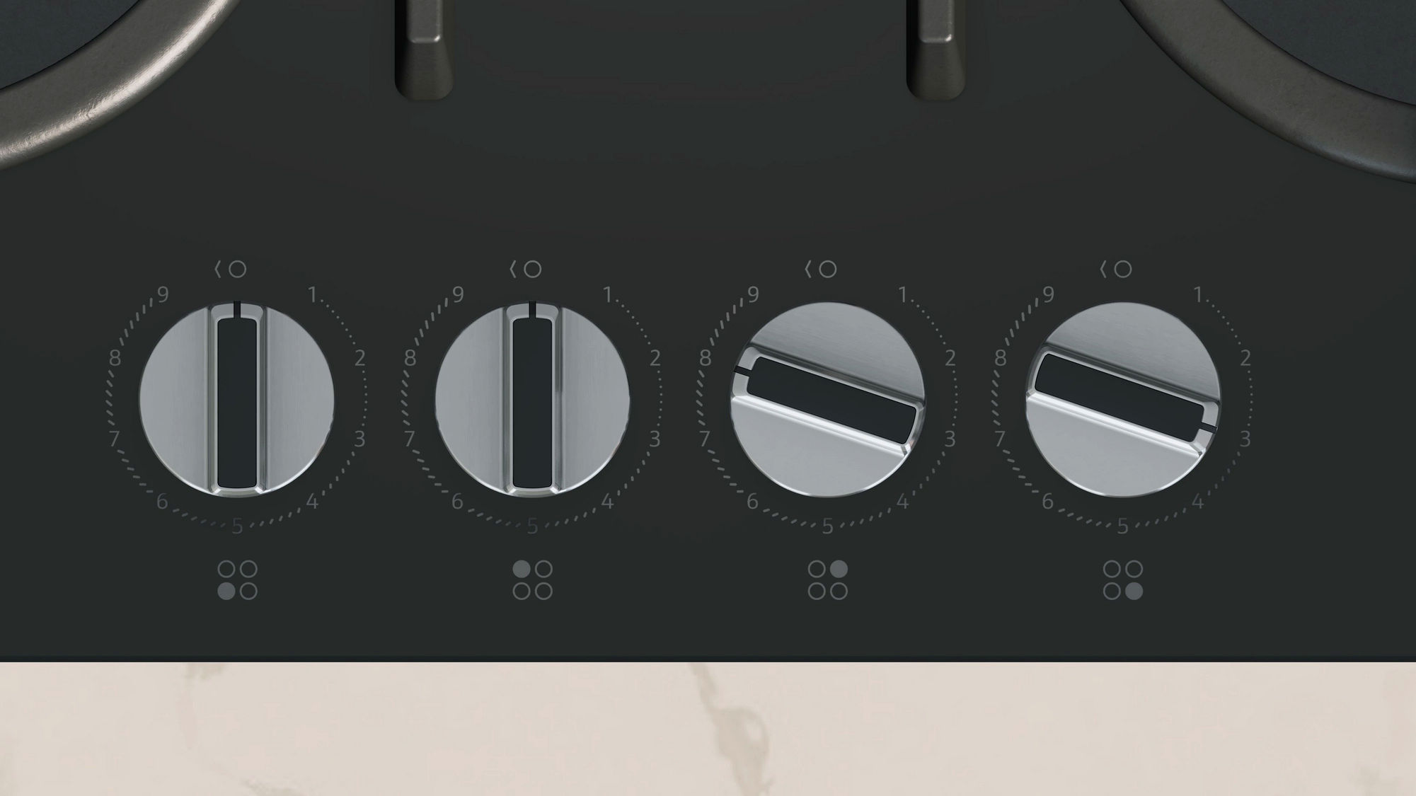 Neff T26PIP4S0 59cm Gas Hob - Black - Image 2