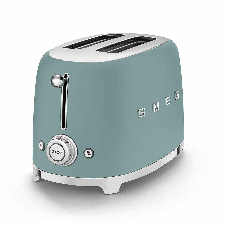 SMEG TOASTER TSF01EGMUK EMERALD GREEN MATTE - Image 1 SMEG TOASTER TSF01EGMUK EMERALD GREEN MATTE - Image 1