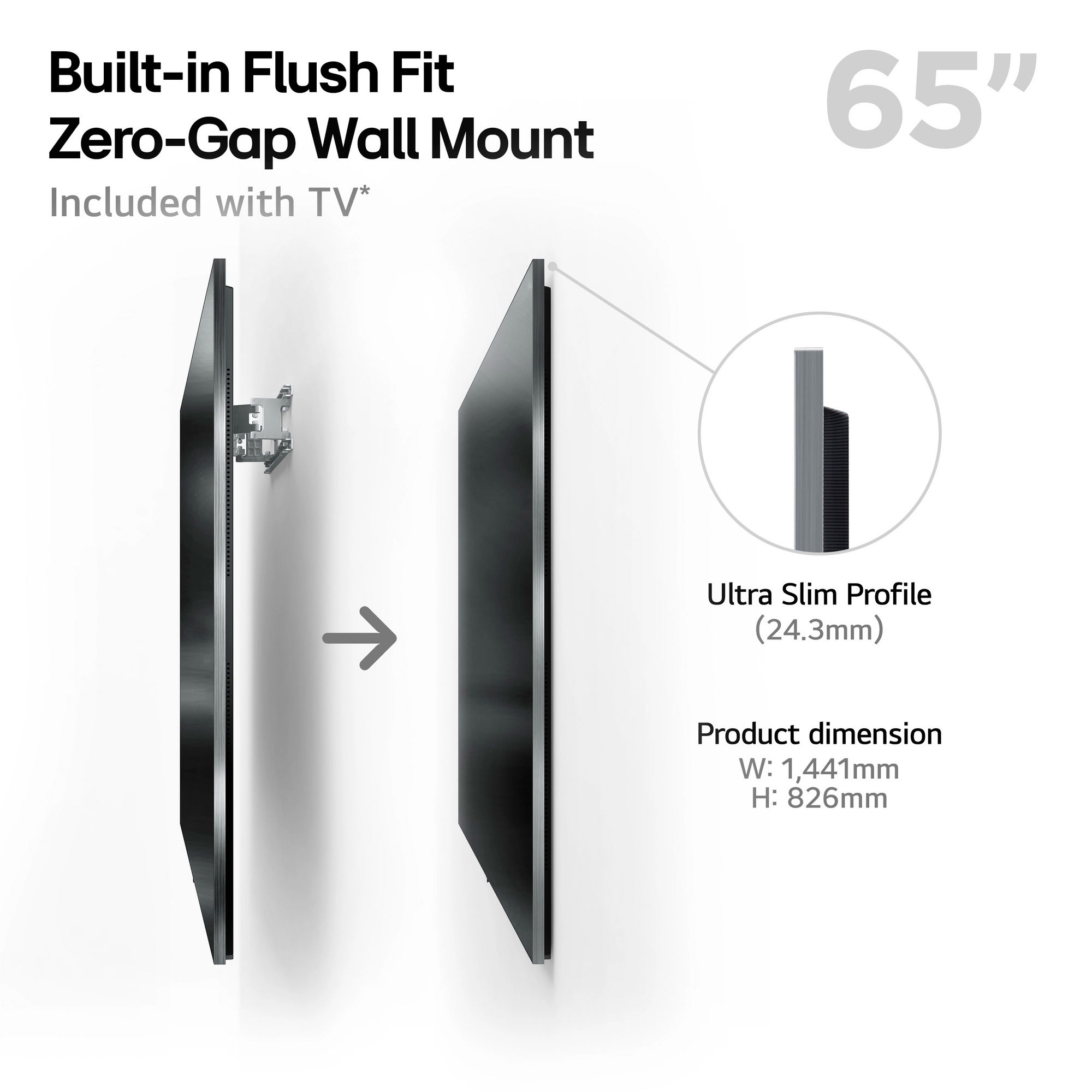 LG OLED OLED65G54LW.AEK G5 65" 4K Smart TV - Black - Image 2