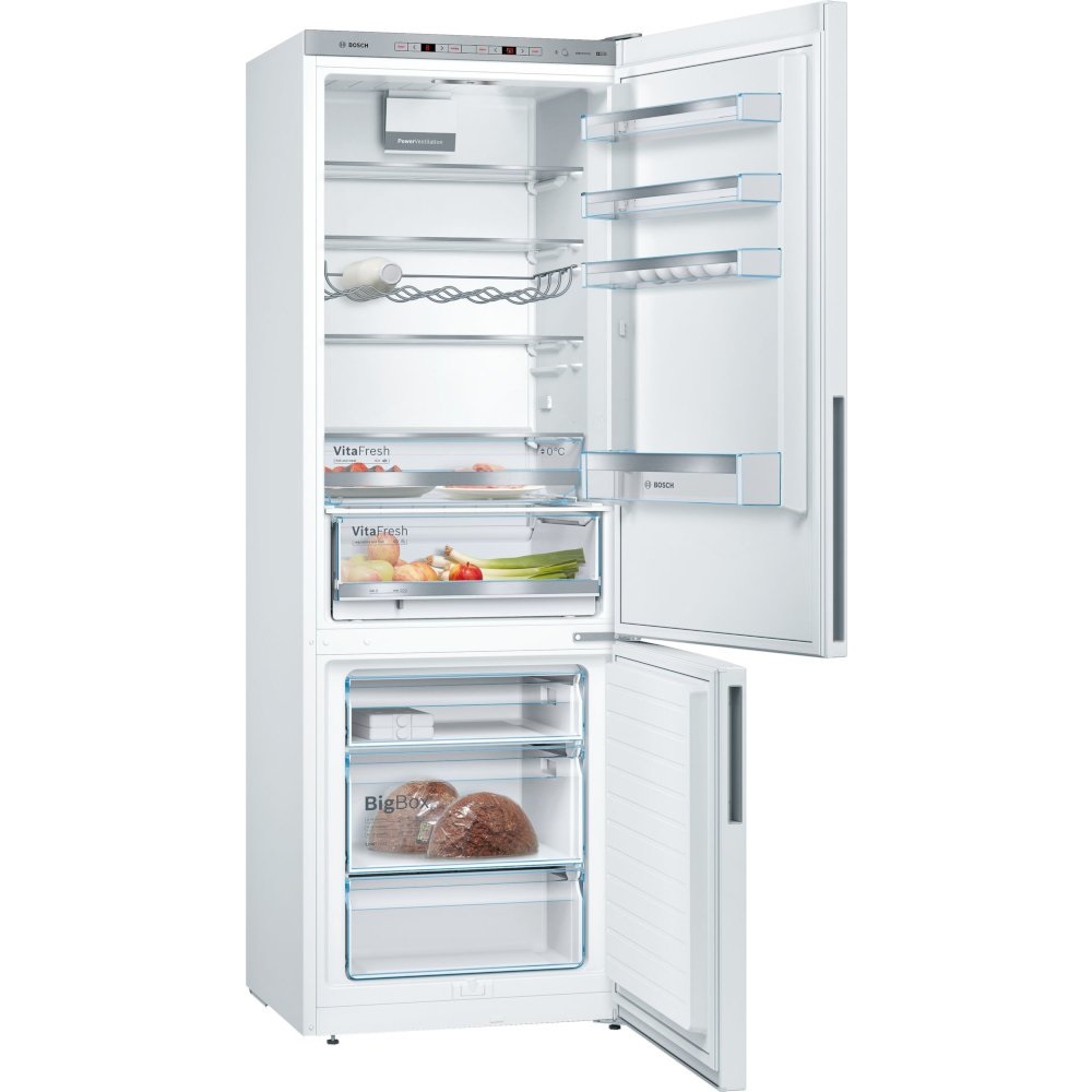 Bosch KGE49AWCAG Low Frost Fridge Freezer, 60/40 - White - Image 2 Bosch KGE49AWCAG Low Frost Fridge Freezer, 60/40 - White - Image 2