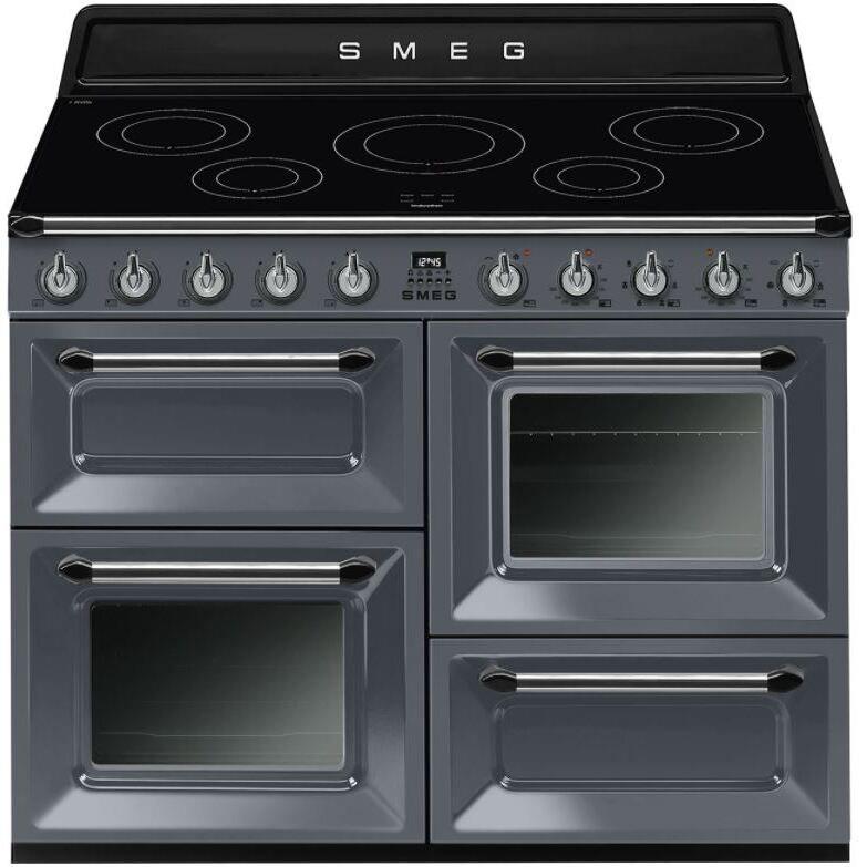 Smeg Victoria TR4110IGR 110cm Induction Range Cooker in slate grey Smeg Victoria TR4110IGR 110cm Induction Range Cooker in slate grey