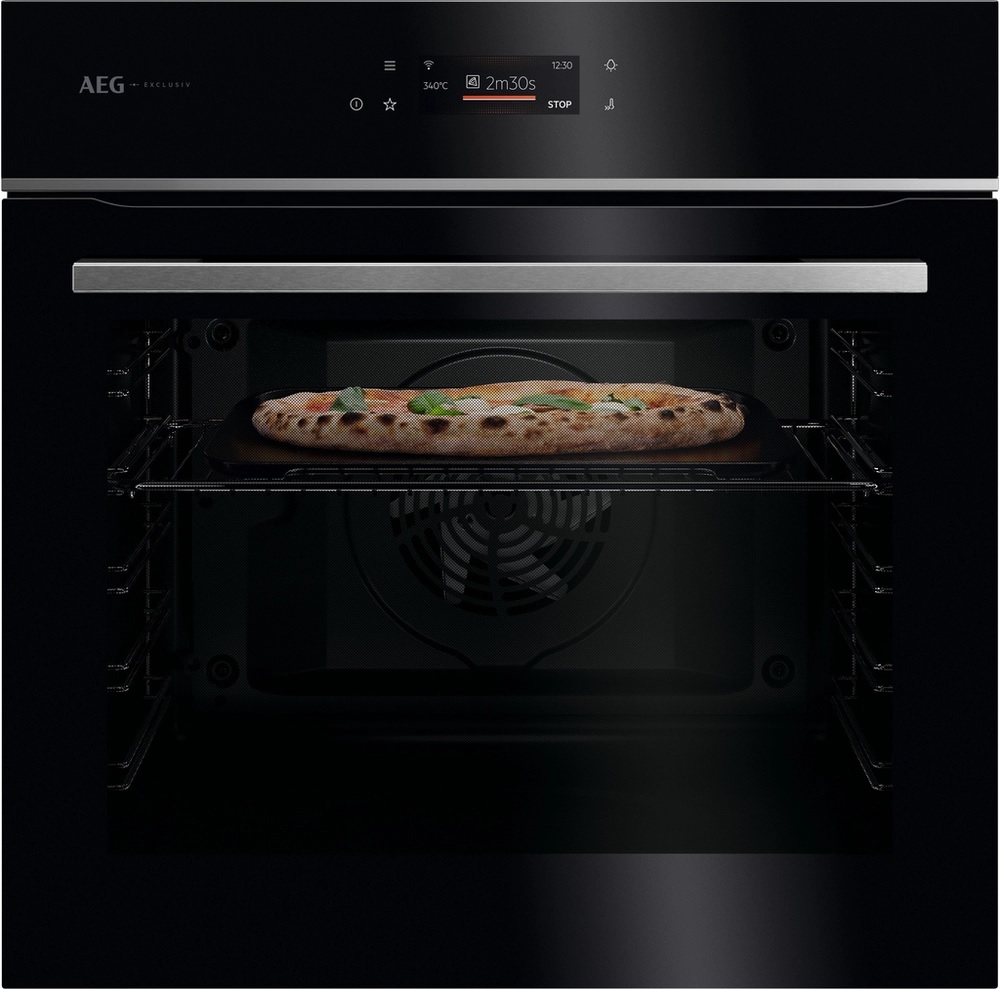 AEG GX7PB63FSB Built In Electric Single Oven with PizzaExpert - Black - Image 1