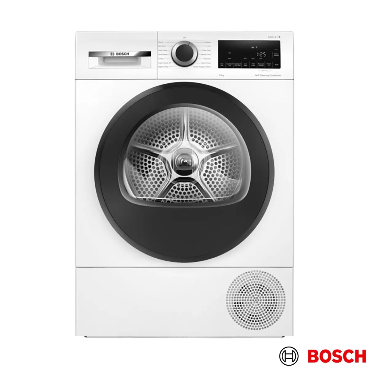 Bosch WQG24502GB Series 6, 9kg, Heat Pump Dryer in White