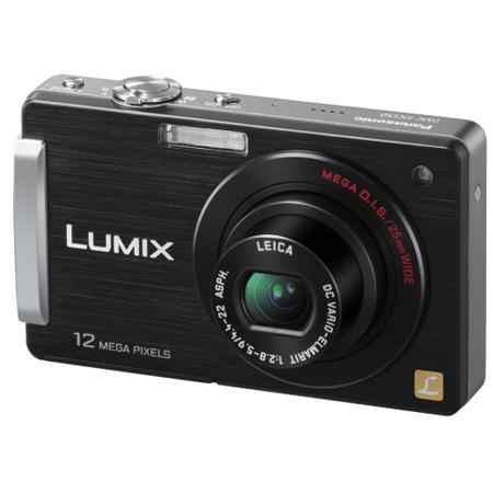 Panasonic DMCFX550EBK 12.1 Megapixel Compact Camera with 25mm Wide Angle Leica Lens in Black