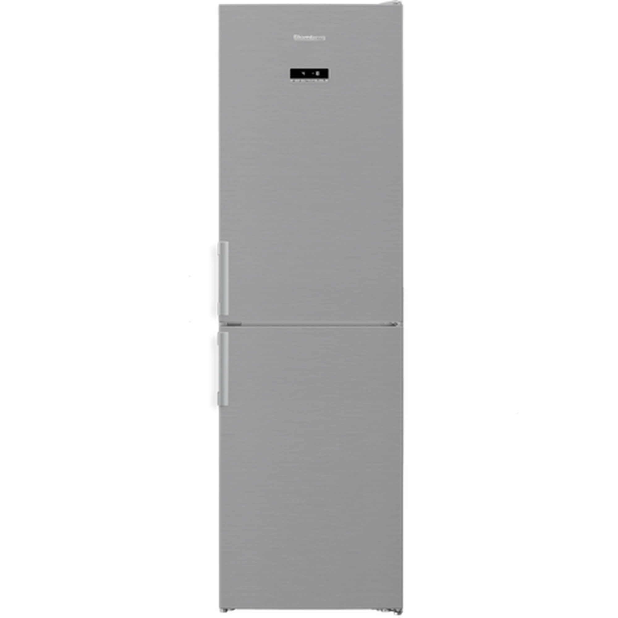Blomberg KND464VPS 59.5cm 60/40 Frost Free Fridge Freezer - Stainless Steet Effect - Image 1
