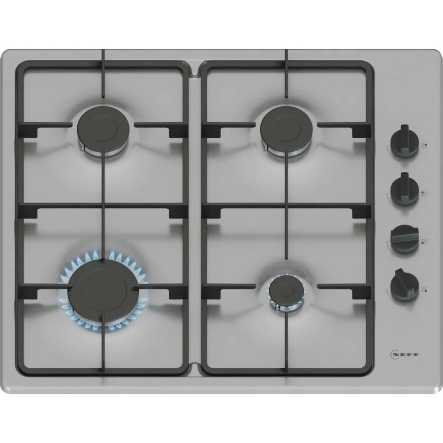 Neff T26BKP6N0 4 Burner Gas Hob - Stainless Steel Neff T26BKP6N0 4 Burner Gas Hob - Stainless Steel