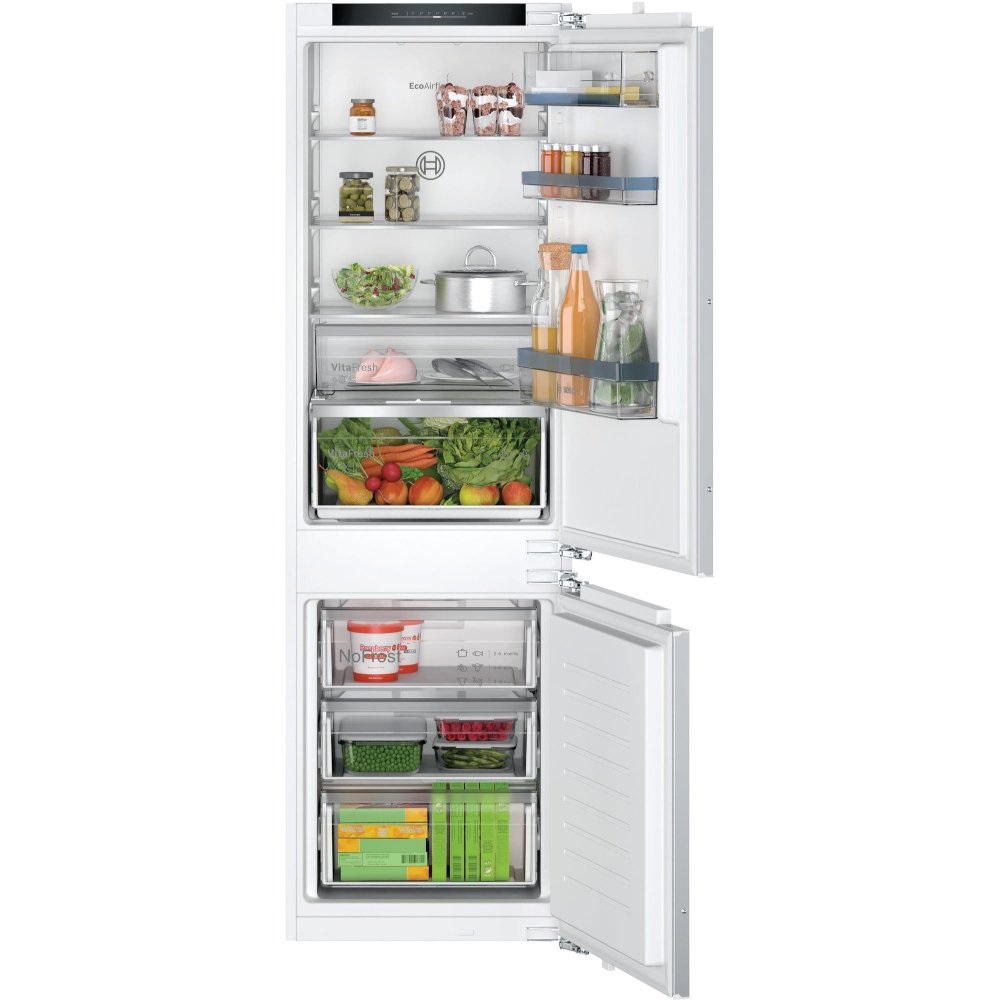 Bosch KIN86VFE0G Series 4 Frost Free Integrated Fridge Freezer, 60/40 – White