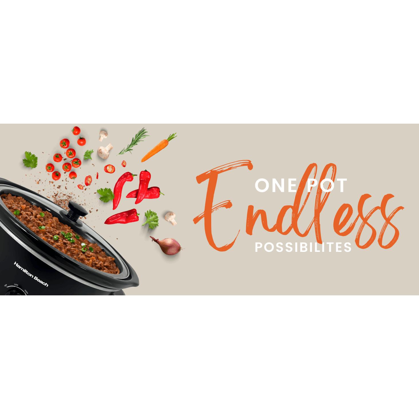 Hamilton Beach HBSC070B 6.5 Litre Slow Cooker - Image 2 Hamilton Beach HBSC070B 6.5 Litre Slow Cooker - Image 2