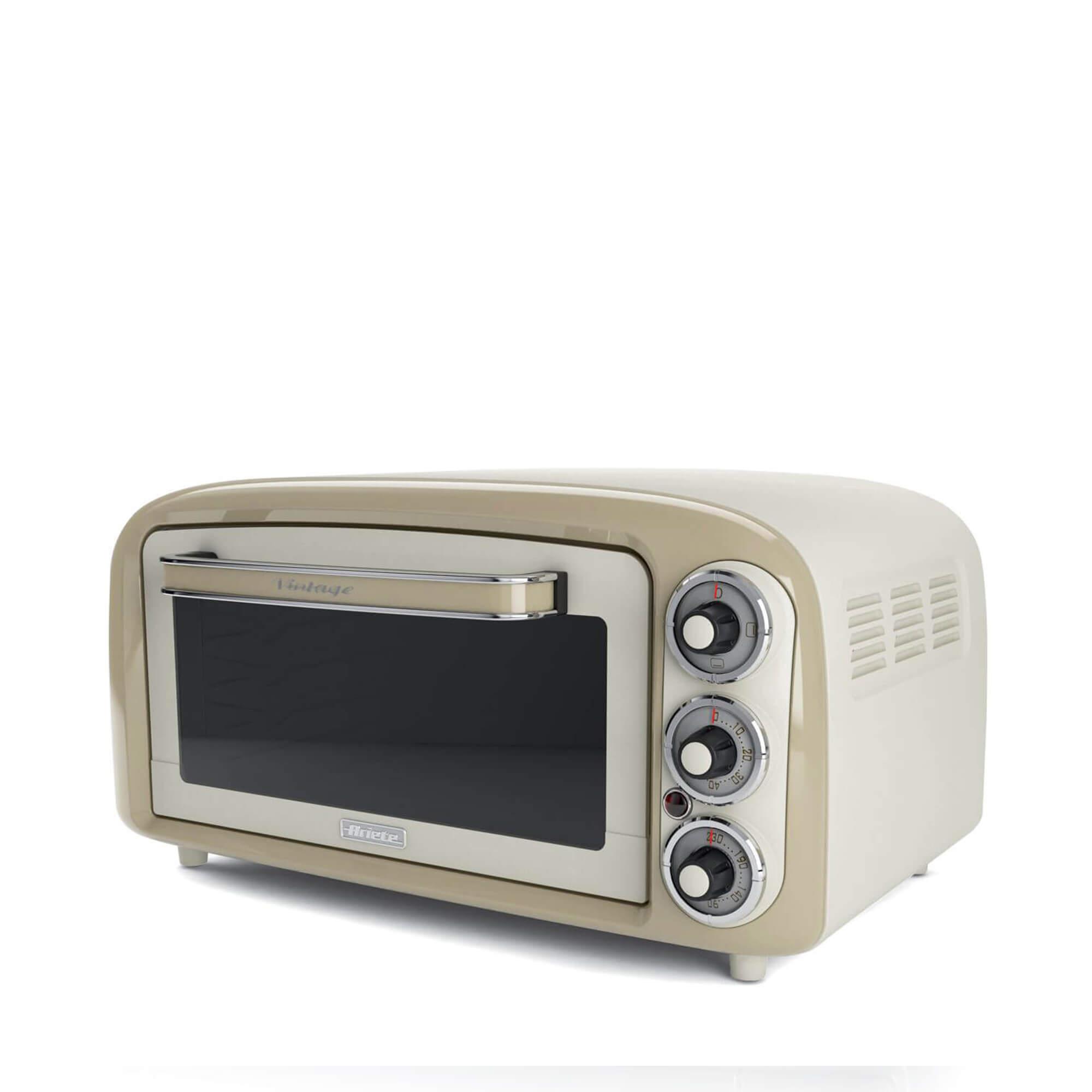 Ariete Vintage AR7903 18 Litre Mini Oven in cream - Image 1 Ariete Vintage AR7903 18 Litre Mini Oven in cream - Image 1