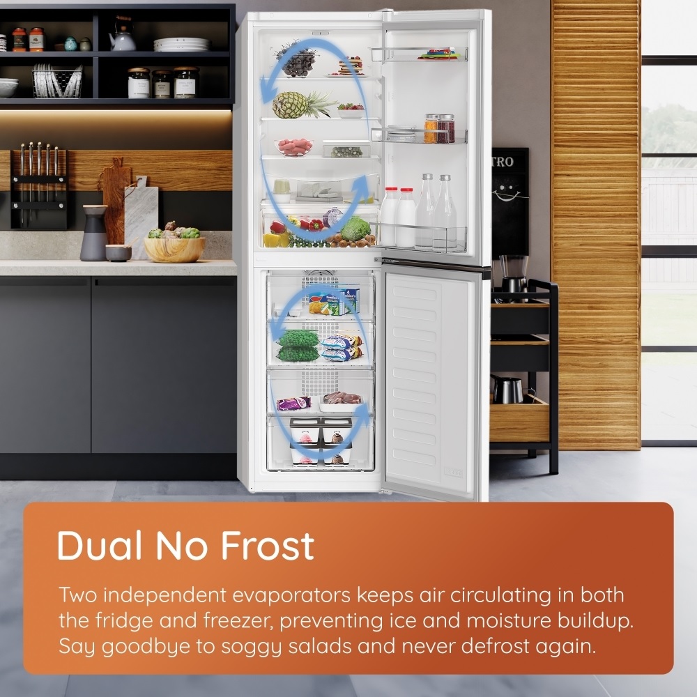 Hotpoint HPK26363W4UK No Frost Fridge Freezer, 60/40 – White - Image 4
