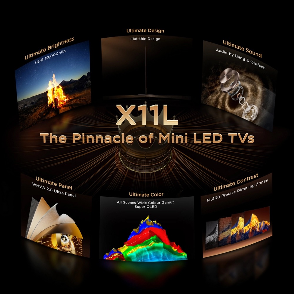 TCL 85X11L-UK 85" 4K Ultra HD SQD MINI LED Google TV - Image 4 TCL 85X11L-UK 85" 4K Ultra HD SQD MINI LED Google TV - Image 4