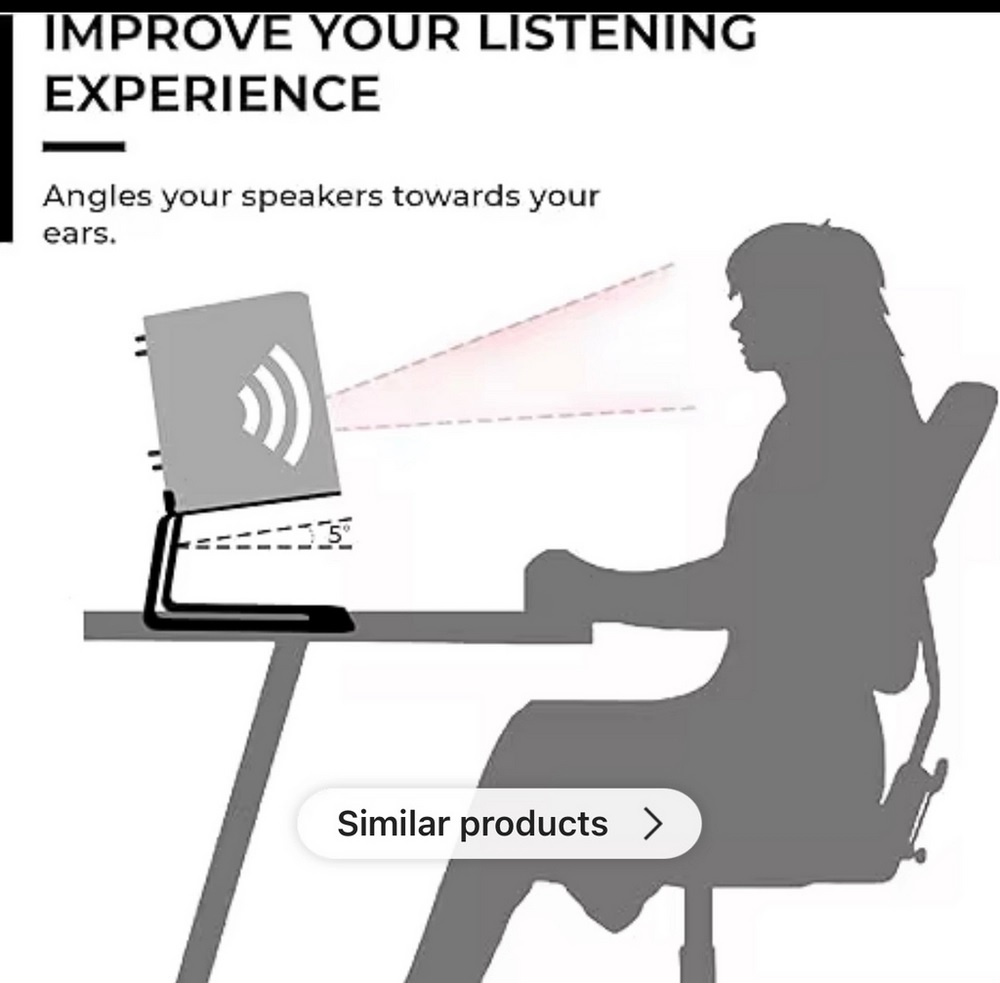 Mitchell Acoustics USTREAMSTANDD uStream Desktop Speaker Stands - Black - Image 4