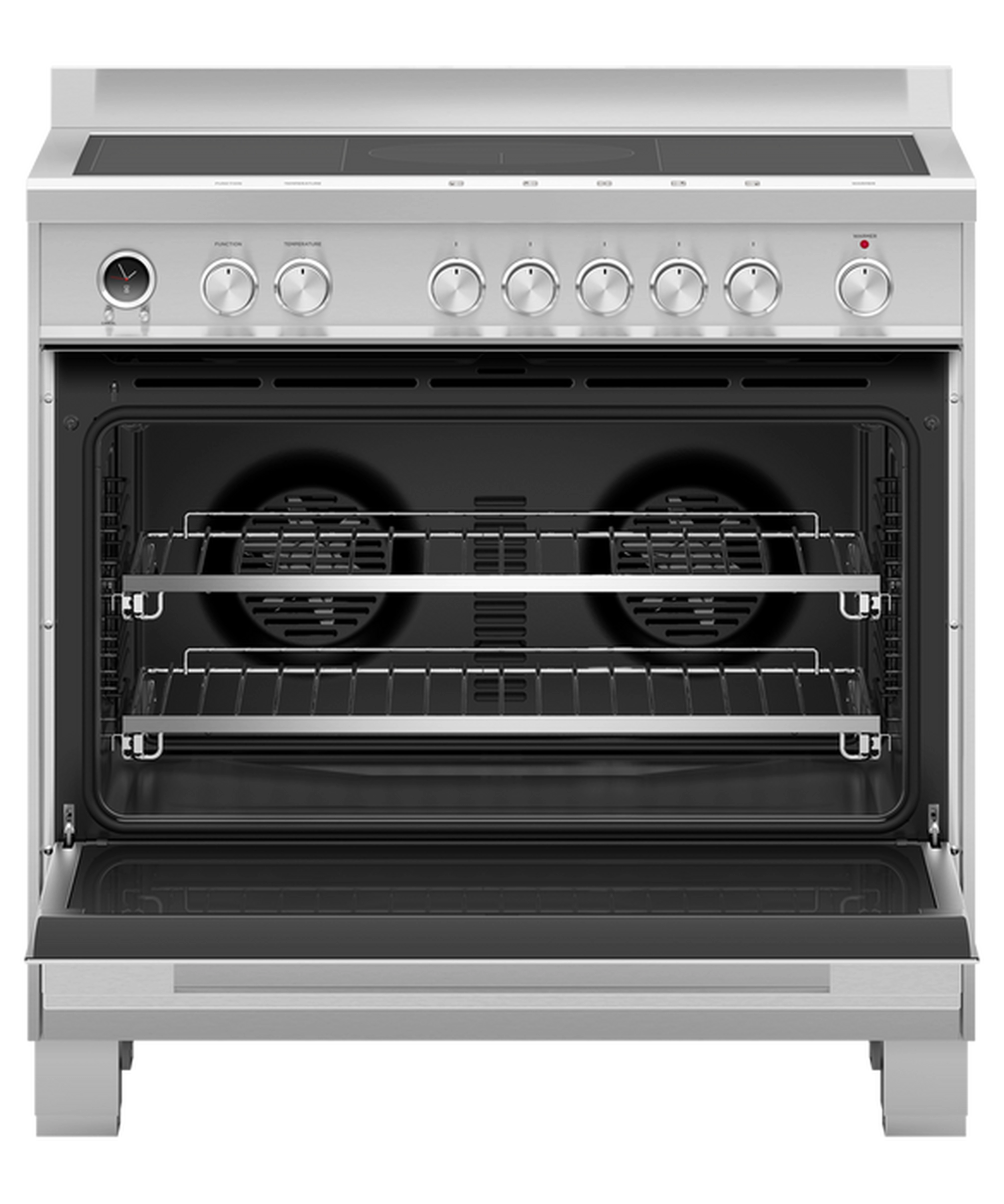 Fisher & Paykel OR90SDI6X1 90cm 5 Zone Induction Pyrolytic Cooker - Stainless Steel - Image 2