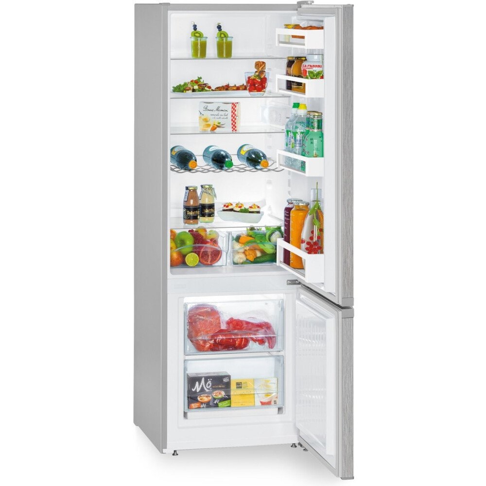 Liebherr CUELE2831 SmartFrost Fridge Freezer, 80/20, Silver - Image 2