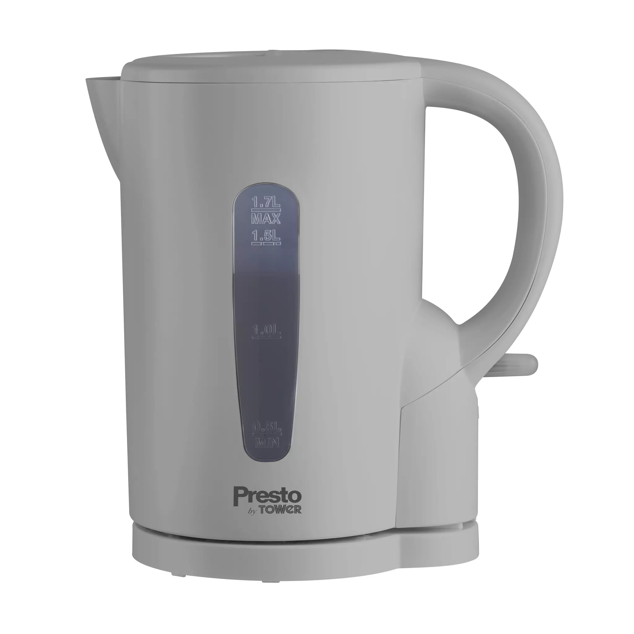 TOWER PT10053GRY Presto 1.7 Litre Electric Kettle - Grey