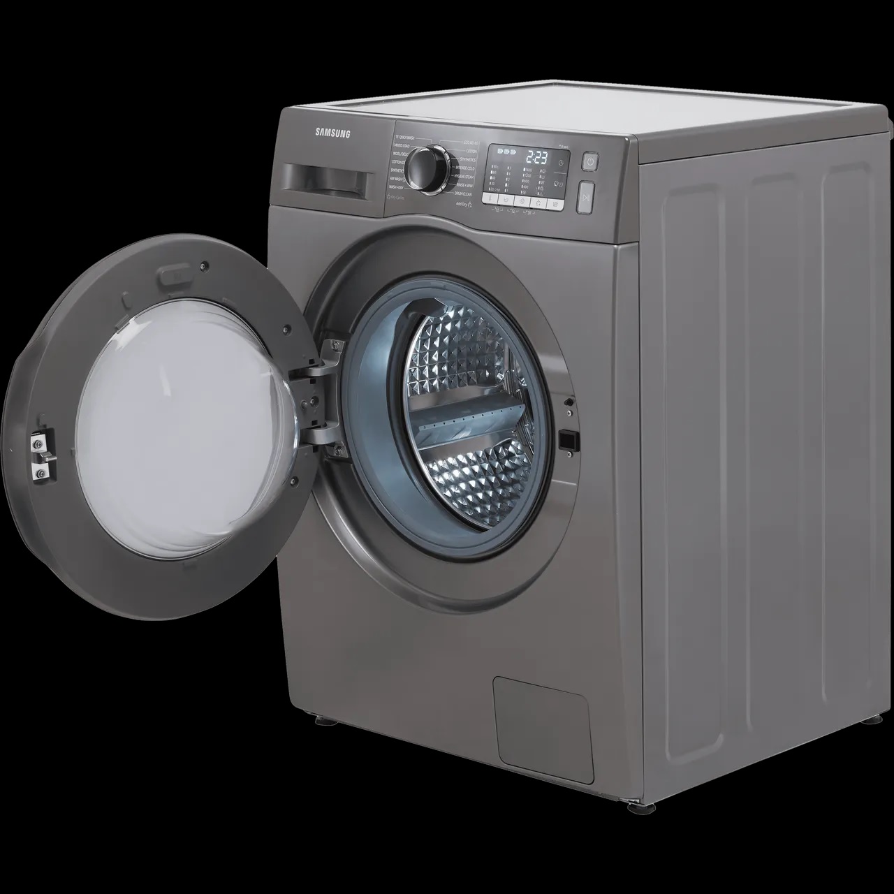 Samsung WD80TA046BX/EU Series 5, 8/5kg, 1400 Spin Washer Dryer with ecobubble - Graphite - Image 2