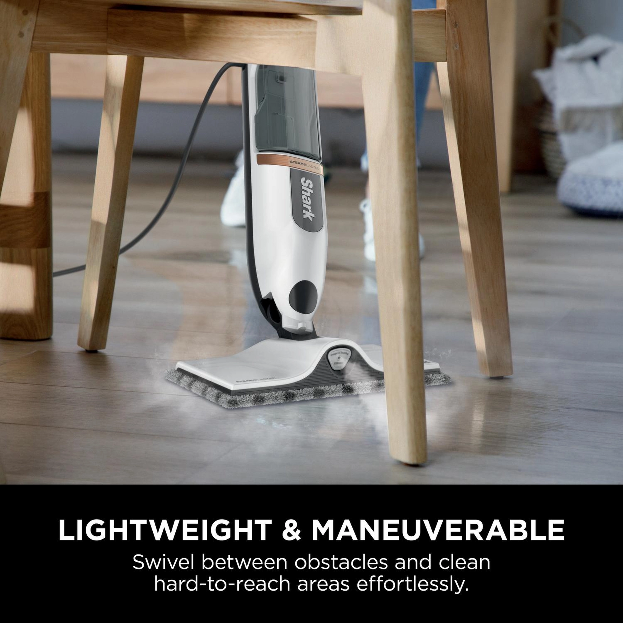 Shark S2001UK SteamSpot & Steam Blaster Mop - White - Image 2 Shark S2001UK SteamSpot & Steam Blaster Mop - White - Image 2