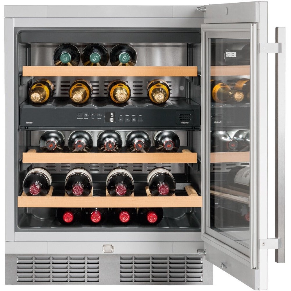Liebherr UWTes1672 Integrated Wine Cooler, Silver - Image 2