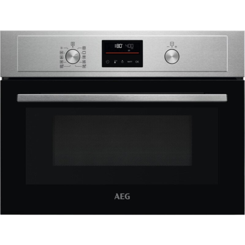 AEG KMX365060M Built-In Combination Microwave Oven, Stainless Steel AEG KMX365060M Built-In Combination Microwave Oven, Stainless Steel