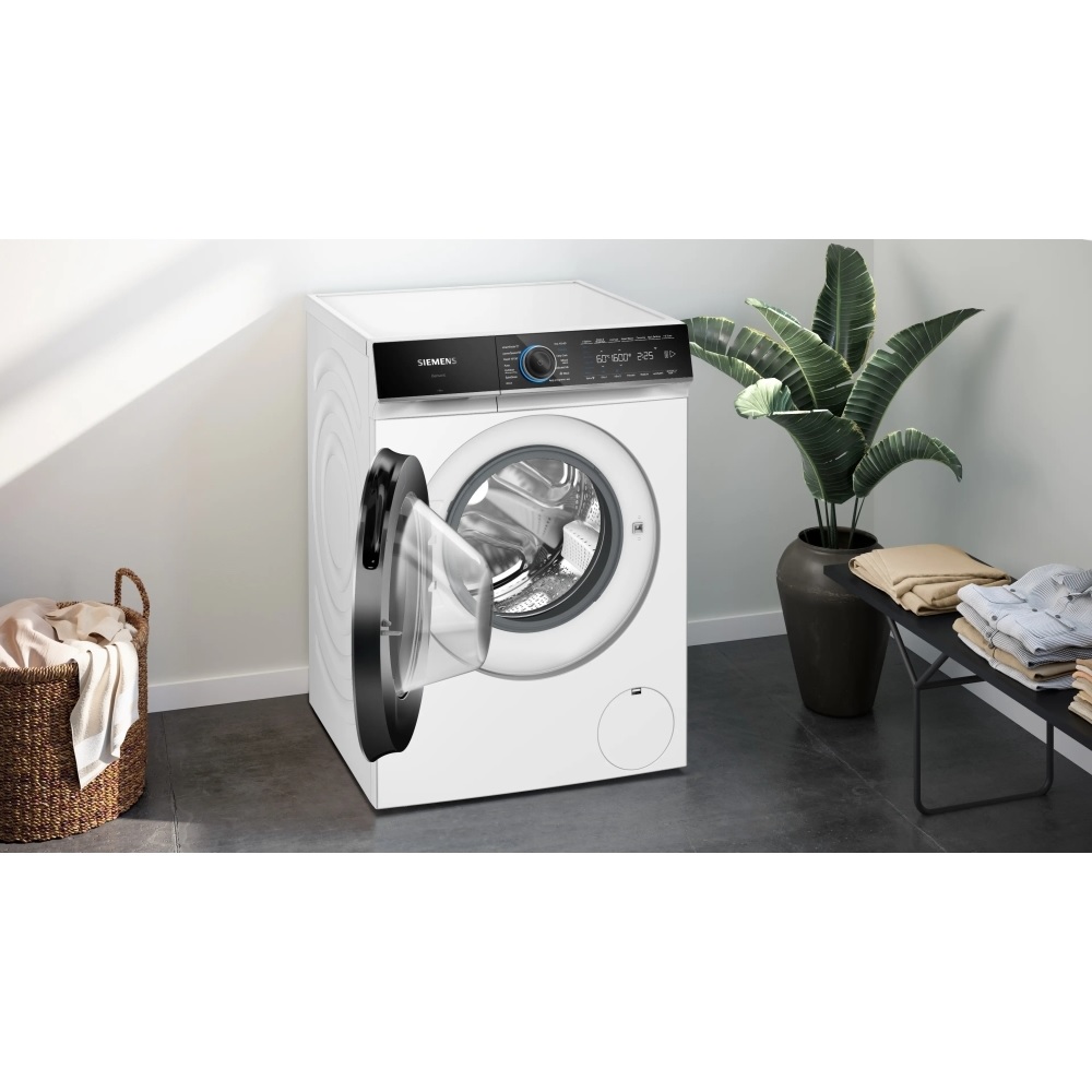Siemens WG66B2A1GB iQ700 Washing Machine, 11kg, 1600 Spin - White - Image 3