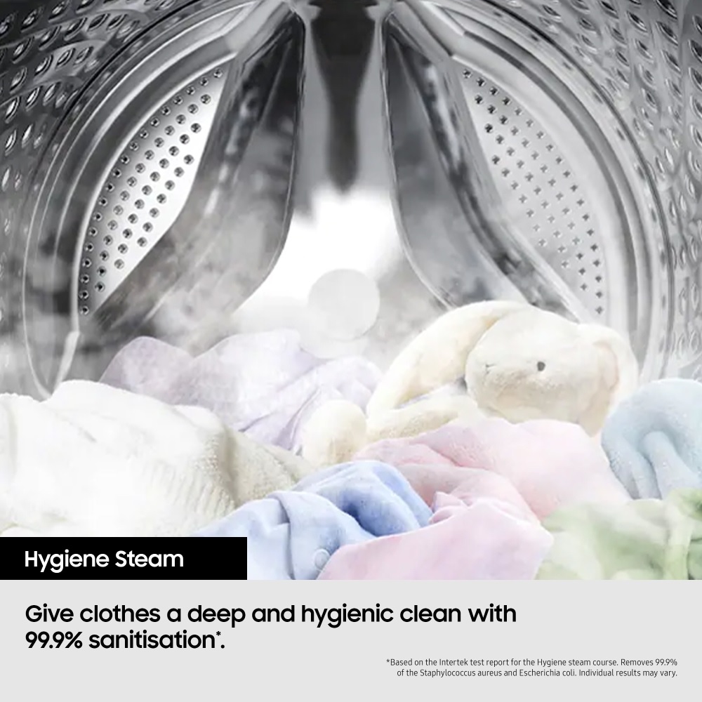 Samsung WW90CGC04DAEEU 9kg 1400 Spin Washing Machine in white - Image 3