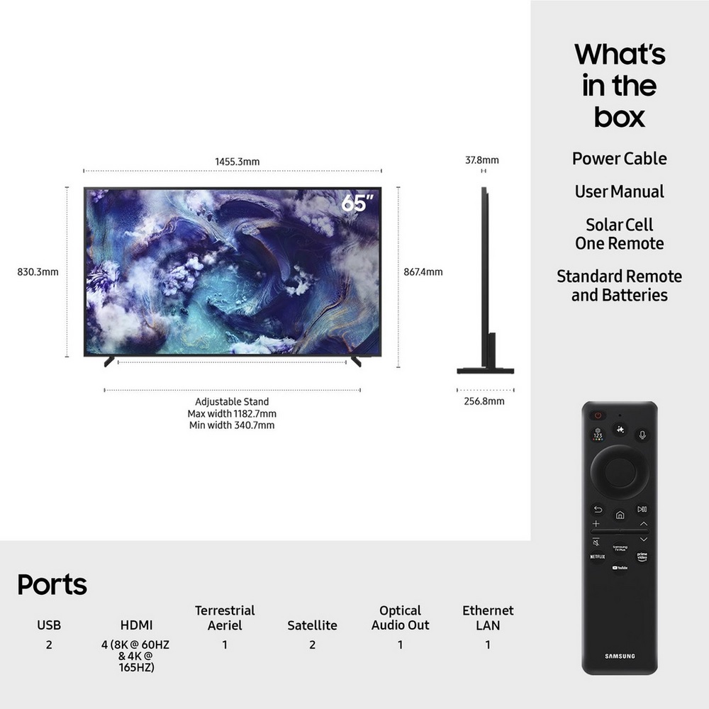 Samsung QE65QN900FTXXU 65" 8K Neo QLED Glare Free TV with 8K AI Upscaling & Dolby Atmos - Image 5 Samsung QE65QN900FTXXU 65" 8K Neo QLED Glare Free TV with 8K AI Upscaling & Dolby Atmos - Image 5