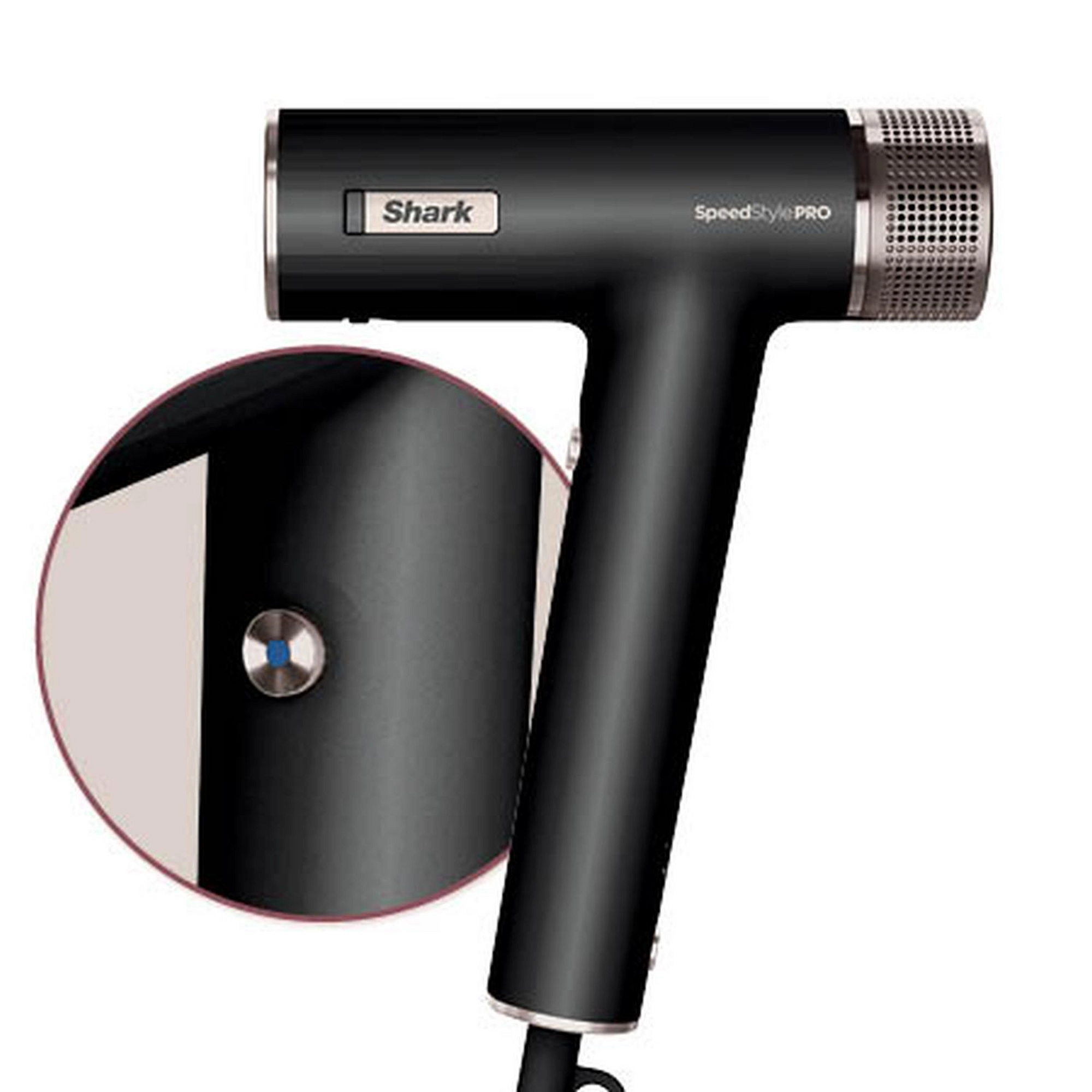 Shark HD701UK SpeedStyle Pro High-Velocity Hair Dryer - Black - Image 2 Shark HD701UK SpeedStyle Pro High-Velocity Hair Dryer - Black - Image 2