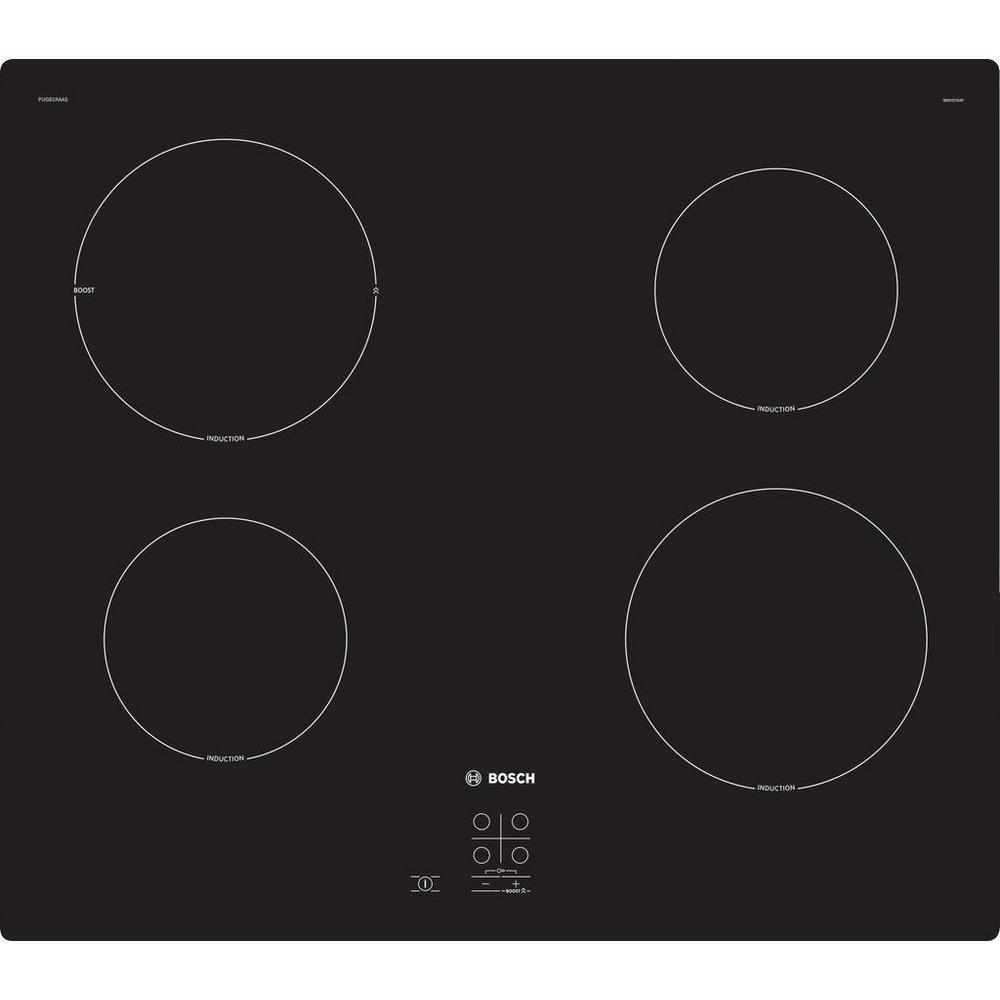 Bosch PUG61RAA5B 59.2cm Induction Hob in Black Bosch PUG61RAA5B 59.2cm Induction Hob in Black
