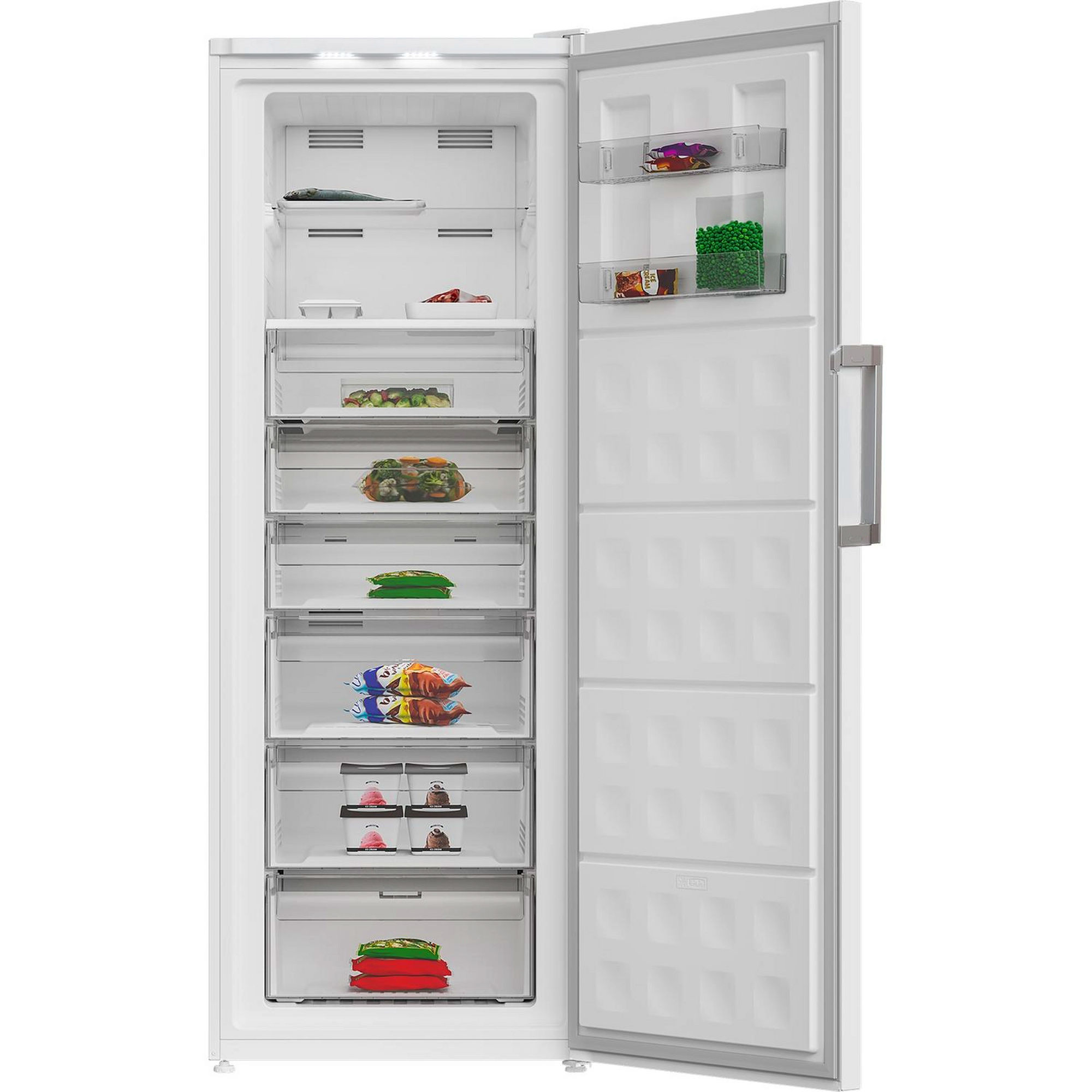 Blomberg FND479P 70cm Frost Free Tall Freezer - White - Image 2 Blomberg FND479P 70cm Frost Free Tall Freezer - White - Image 2
