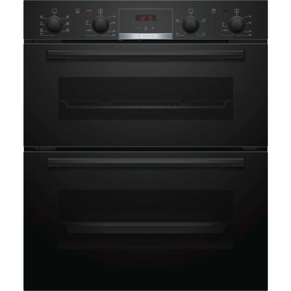 Bosch NBS533BB0B Built-Under Electric Double Oven - Black - Image 1
