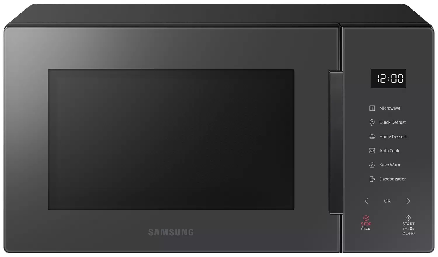 Samsung MS23T5018ACEU 800W 23L Standard Microwave – Charcoal