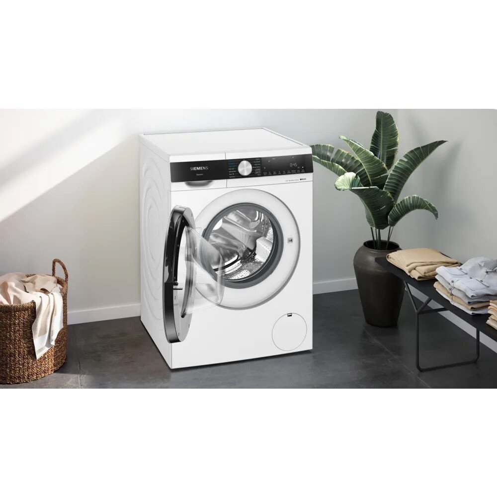 Siemens WN54G1A1GB iQ500 i-Dos Washer Dryer, 10kg/6kg, 1400 Spin - White - Image 2