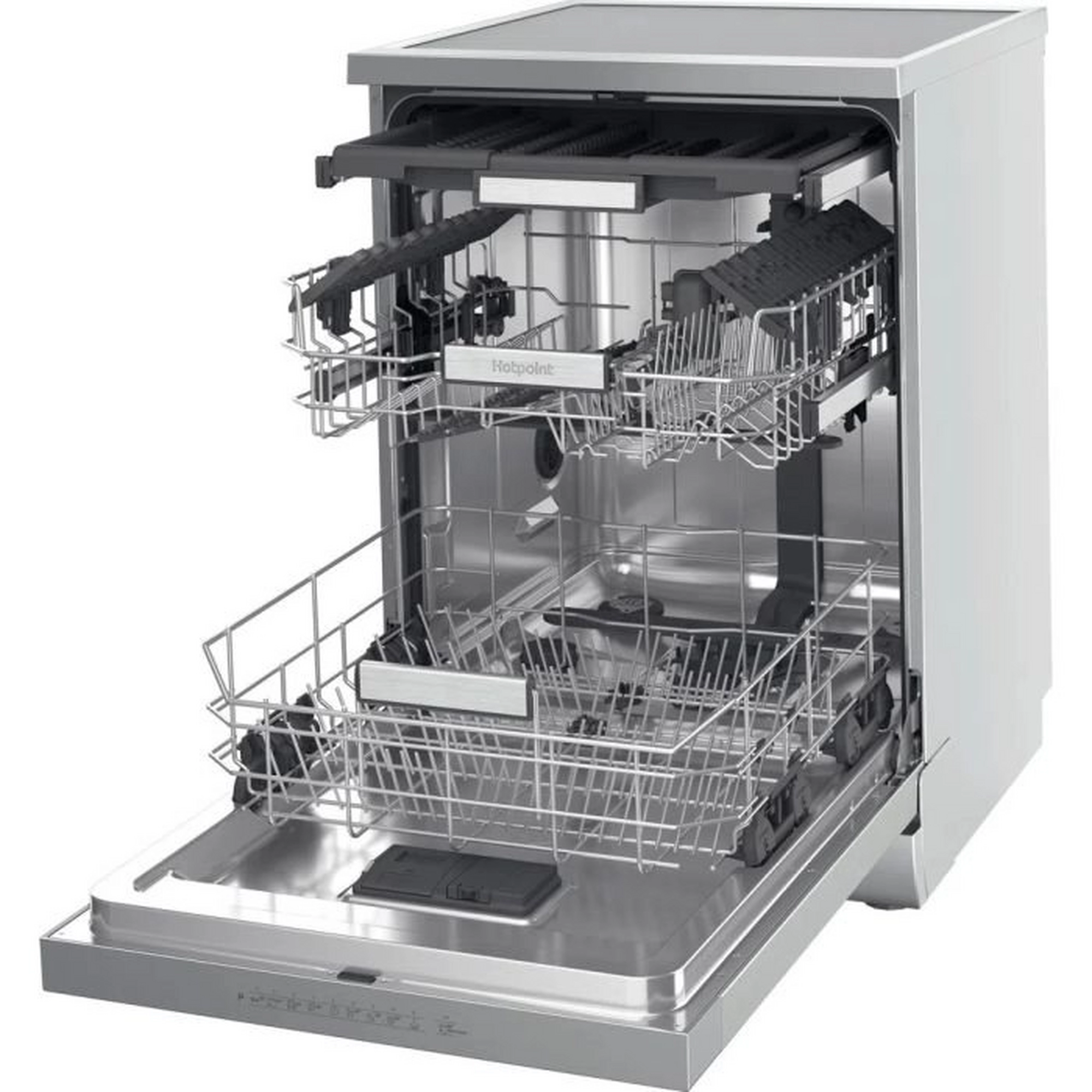 Hotpoint H7FHP43XUK Dishwasher - Inox - 15 Place Settings - Image 2