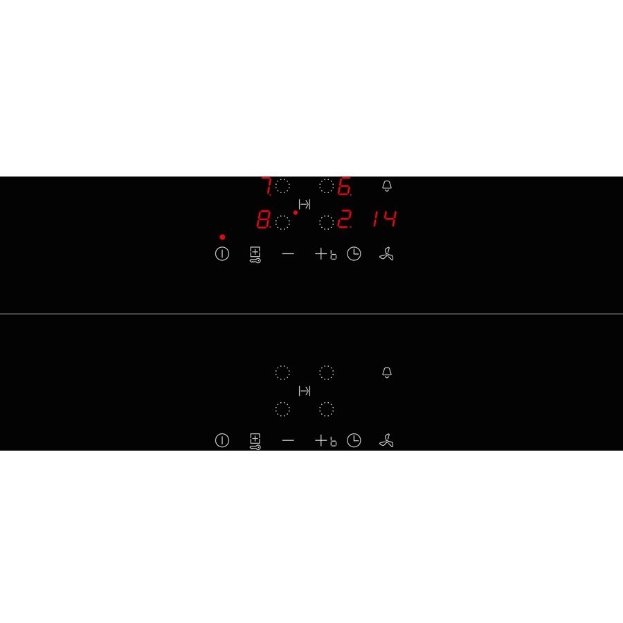 Neff V58NBS1L0 N50 80cm Vented Hob, Black, B Rated - Image 2 Neff V58NBS1L0 N50 80cm Vented Hob, Black, B Rated - Image 2