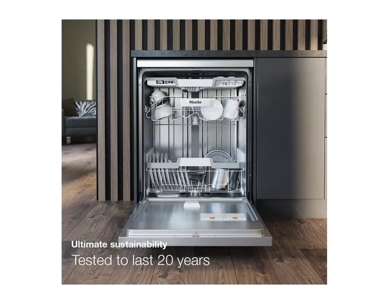 Miele G5110SC Active Freestanding Dishwashers in white - Image 2