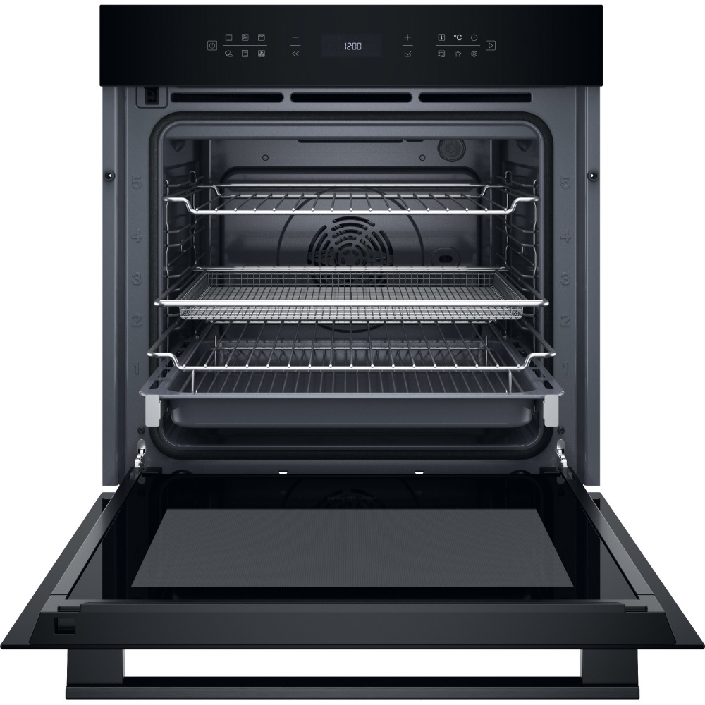 Hotpoint HOI68PT1SBUK Built-In Electric Single Oven with Pyrolytic Cleaning - Black - Image 2
